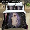 3D Print Japanese Anime Digital Printing Polyester Bedding Set For Boys And Girls Youth Fashion Bedding Set
