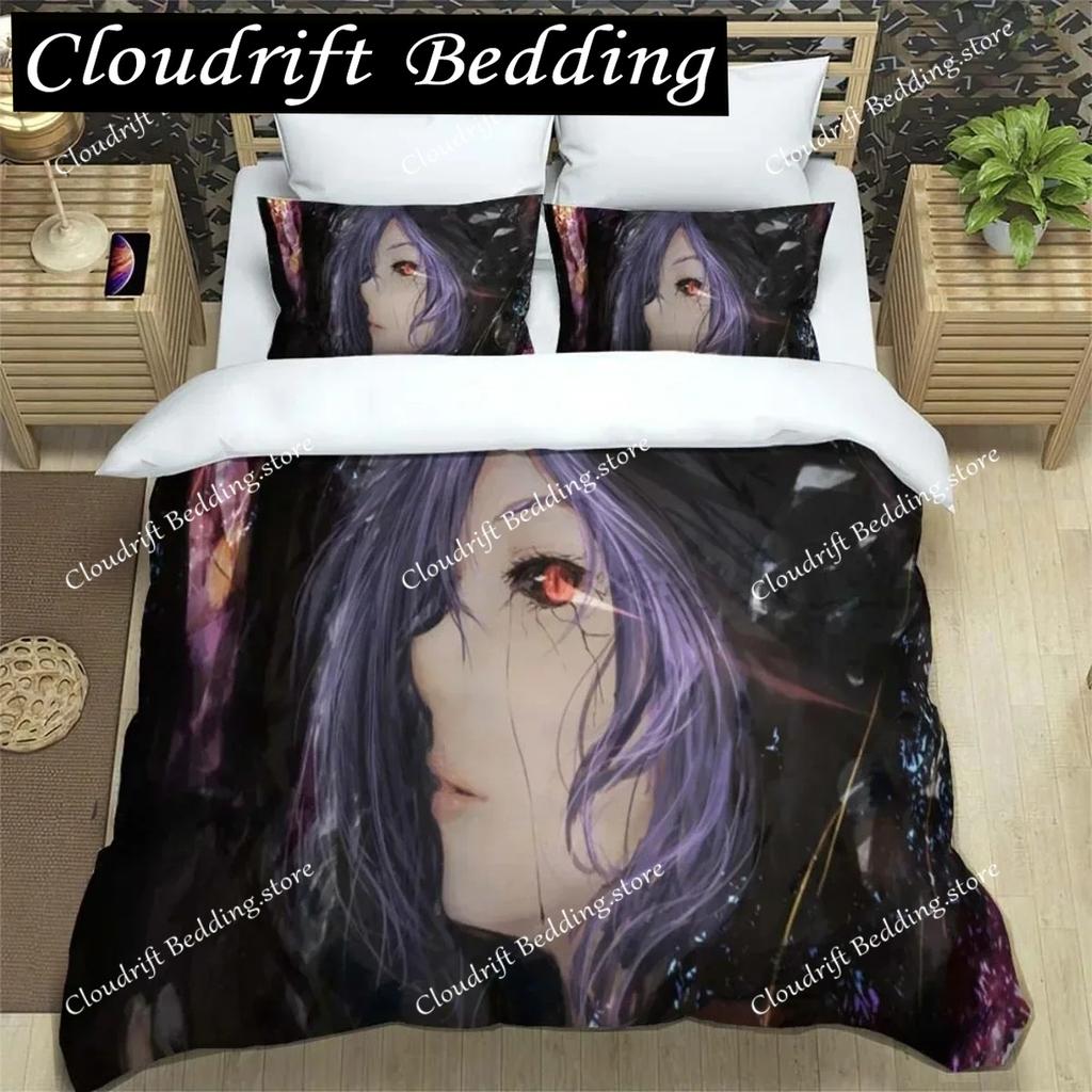 3D Print Japanese Anime Digital Printing Polyester Bedding Set For Boys And Girls Youth Fashion Bedding Set