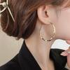 Large Unique High-End Hoop Earrings for Women - 2025 Exaggerated Light Luxury Style