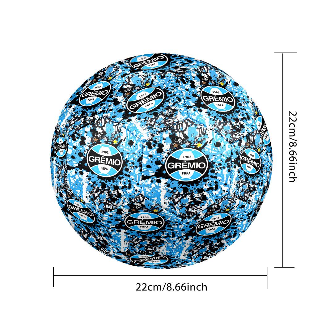 Gremio FBPA Indoor Soccer Ball Size 5 Colorful All Ages Machine Stitched PVC Competition Ready Durable High-Bounce