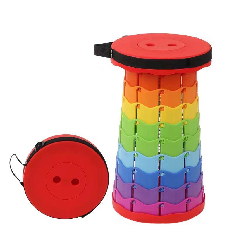 Compact Portable Adjustable Folding Stool for Outdoor Travel and Fishing