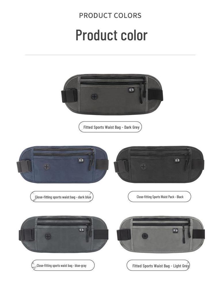 Unisex Waterproof Sports Fanny Pack - Multifunctional Running Waist Belt Bag for Phone and Marathon Gear