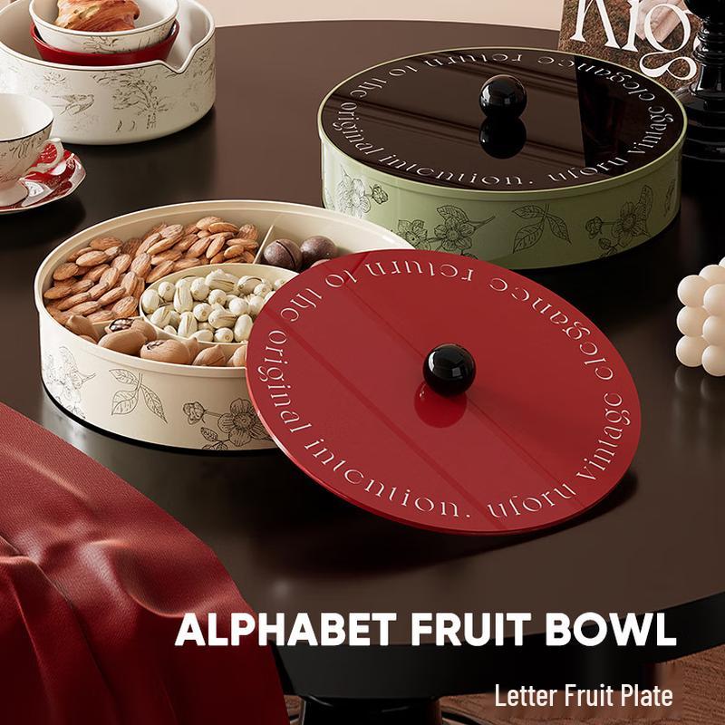 Pinhuan 3-Tier Divided Snack & Fruit Plate