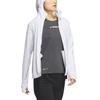 Adidas Solid Color Sports Hoodie Long Sleeve Breathable Sun Protection Women tops White IU1269