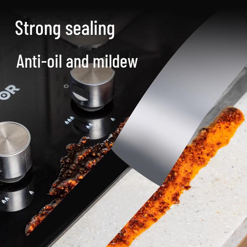 High-Temperature Aluminum Foil Tape: Heat-Resistant, Waterproof, Oil-Proof, and High Viscosity for Kitchen Stove Sealing.