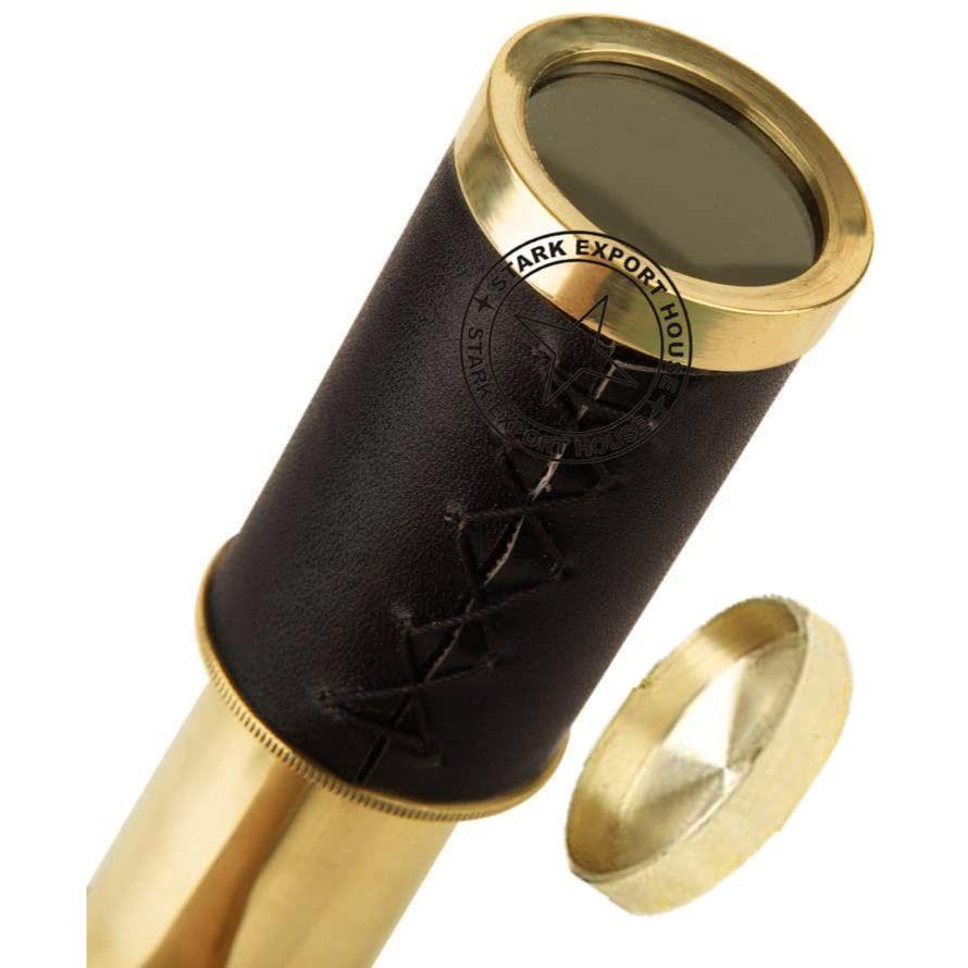 Brass Telescope Binoculars 7-inch Best for Gift Item