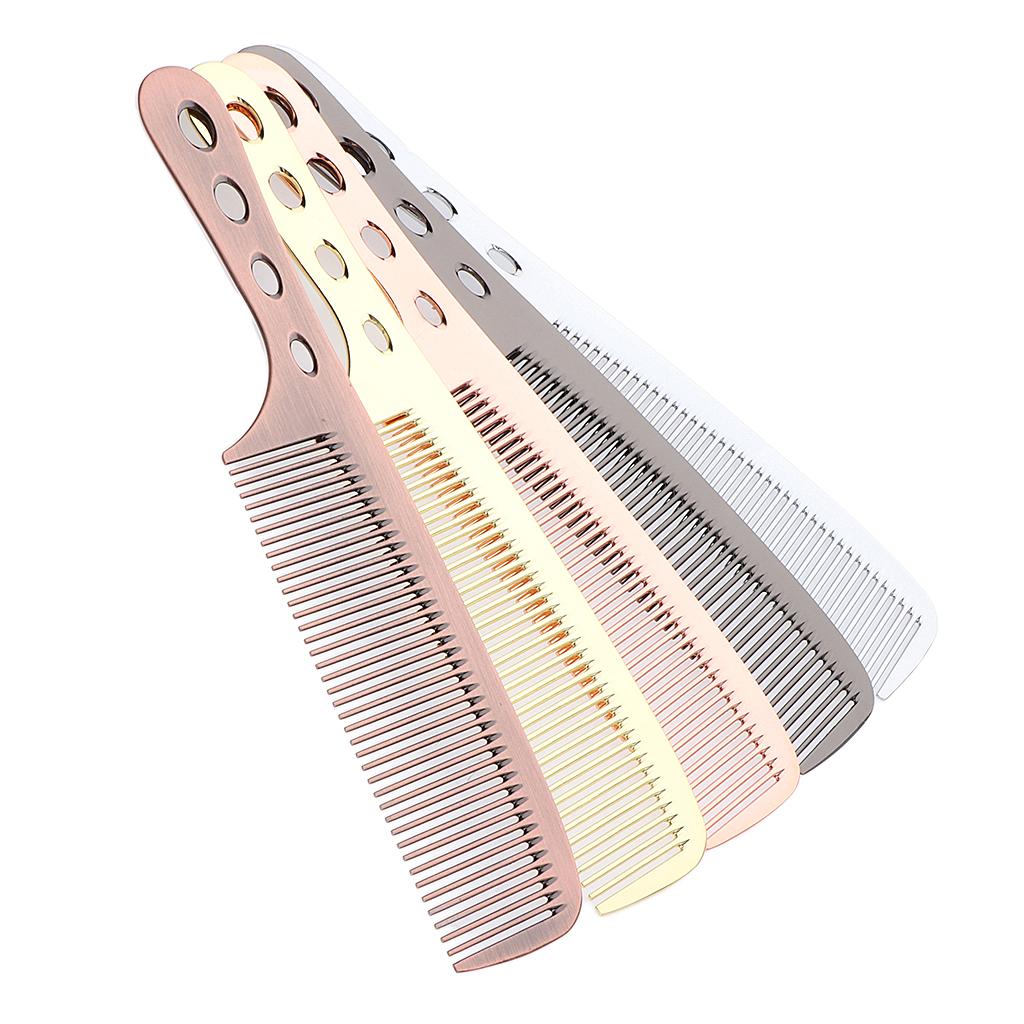 Detangling Barbers Comb Fine Tooth Styling Comb Anti Static Hairdressing Tool for Salon Hair Coloring