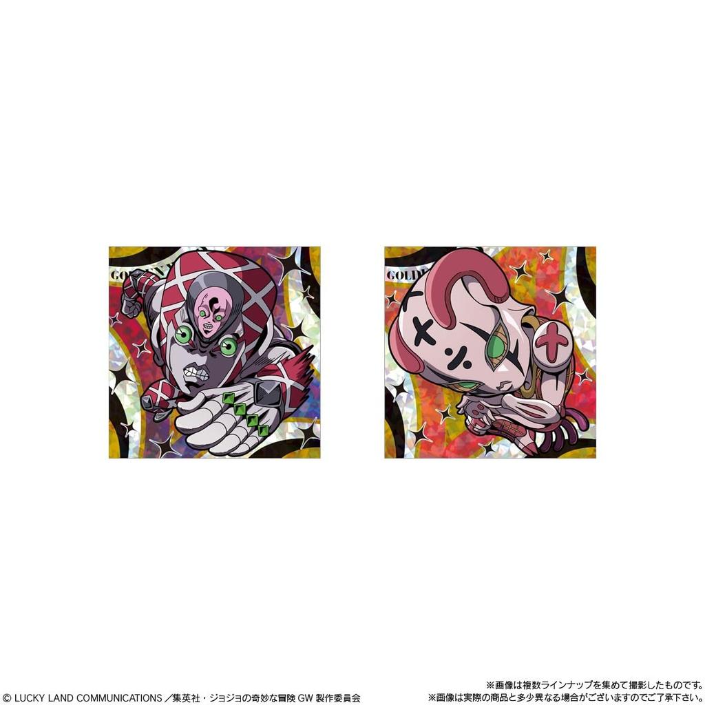 BANDAI Niformation Bizarre Adventure Sticker Wafers Wind Episodio Wafers Candy Toy Set of JoJo's ~Golden 02~ (Baked Confectionery) [Box 20]