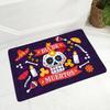 Cartoon Mexico Day of The Dead Entrance Doormat Home Decor Sugar Skulls Kitchen Hallway Rugs Bathroom Non-slip Floor Mat