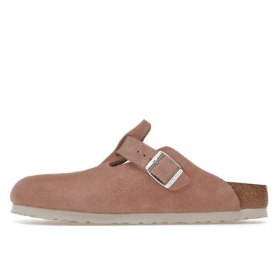 Birkenstock Boston Soft Footbed Veloursleder Pink Clay