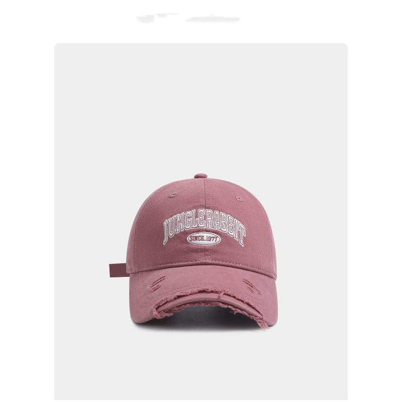 

American Vintage Baseball Cap With Wide Brim And Embroidered Letters For Casual Summer Wear