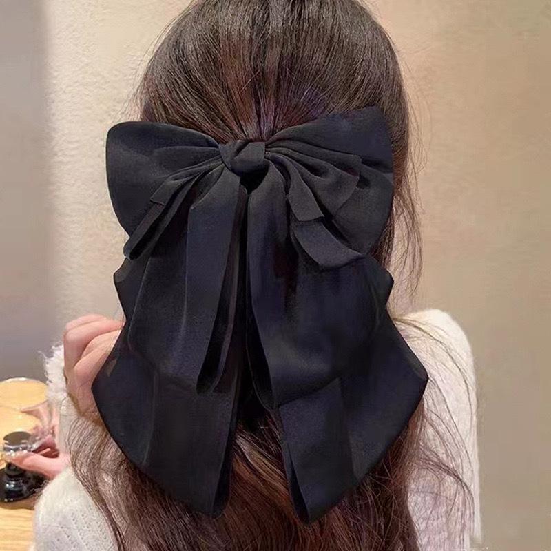 Grande fermaglio per capelli con fiocco, super fata, copricapo da donna, fermaglio per capelli, accessori per capelli dolci