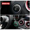 Carbon Fiber Engine Start Stop Button Sticker Cover For Benz C Class Glc C200L