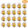 20 Pcs Large Size Beer Mug Balloon Aluminum Foil Foil Balloon Beer Balloon  Background Decoration
