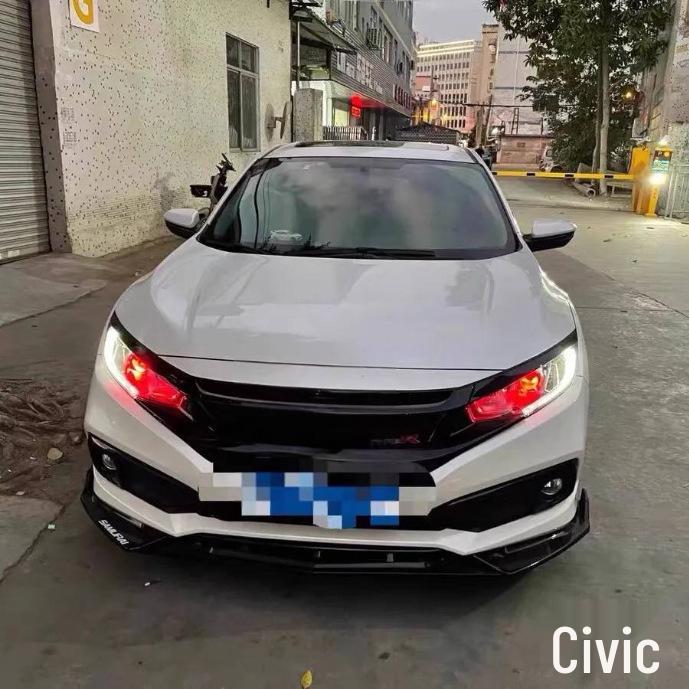 LED Headlight Mod Kit with Built-in Demon Eye Bulbs for 10th Gen Civic, XRV, Vezel, Accord, and Lingpai.