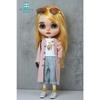 Clothes for doll Fashionable loose jeans, trench coat 28-30cm Blyth Azone OB22 OB24 doll accessories
