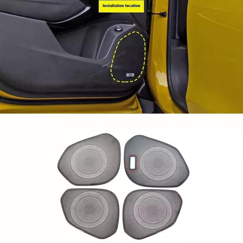 For Chevrolet Trax 2024 steel A Pillar Stereo Speaker Door Speaker Audio Handle Pull Hood Loudspeaker Interior Accessories