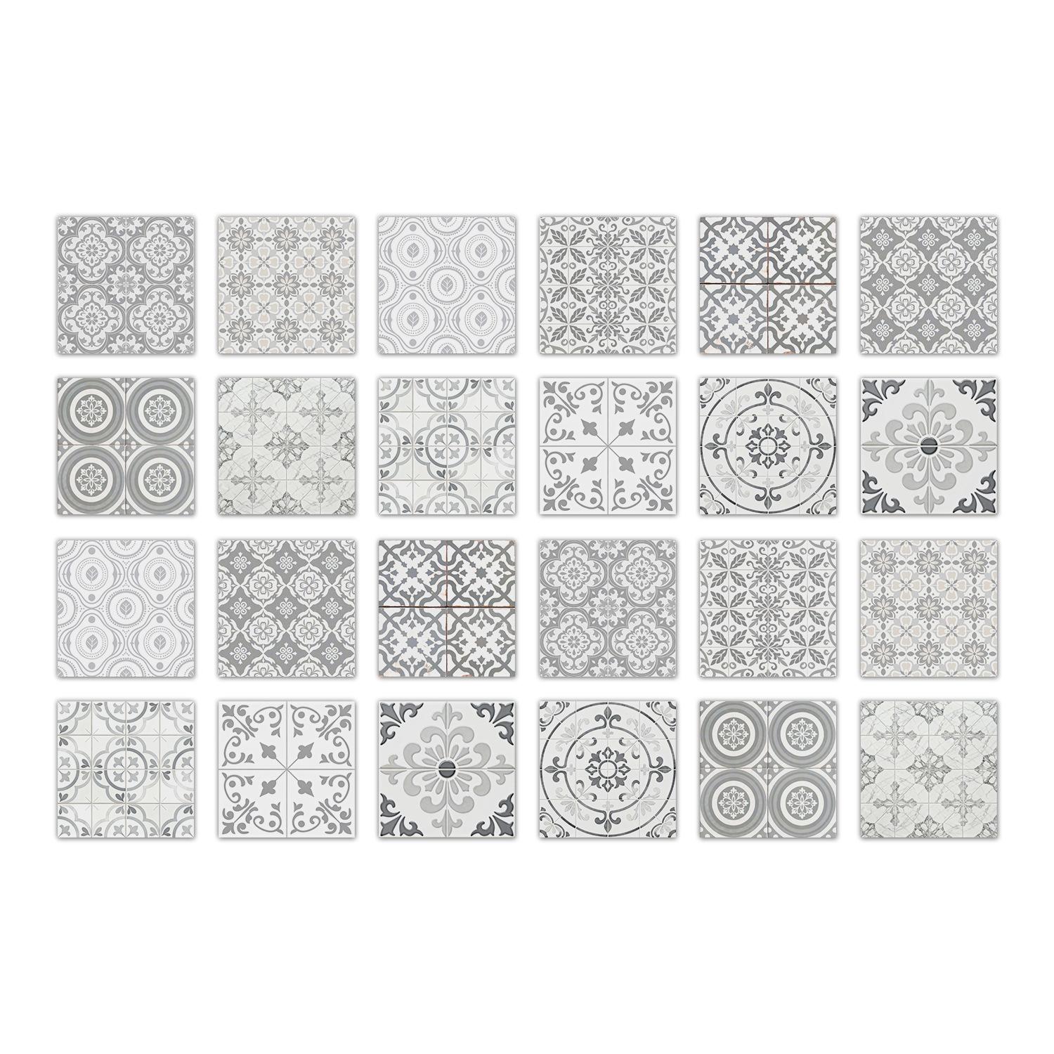 

24 шт. наклейки на стену в европейском стиле, самоклеящиеся, фартуки для гостиной и кухни, наклейки на стену для домашнего декора спальни 10cmx10cmx24ppcs