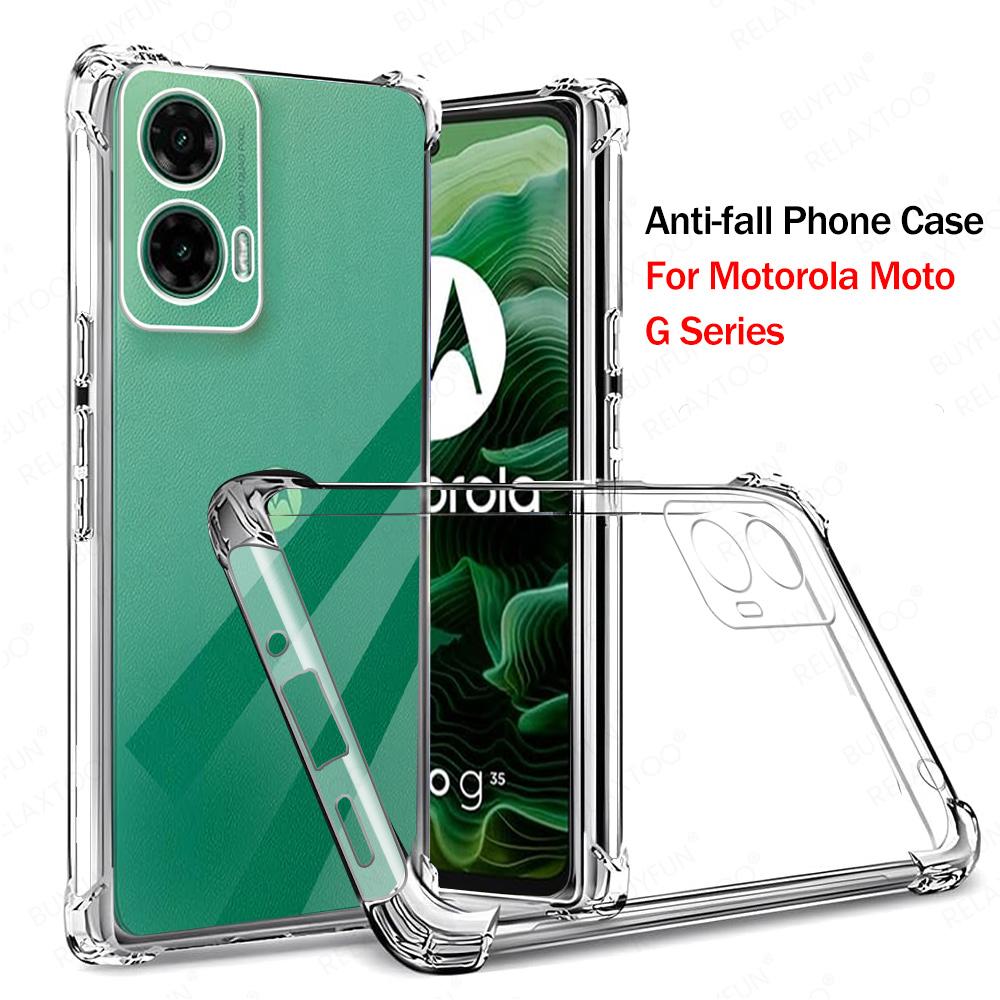 

Ударопрочный Бронированный Чехол Для Motorola Moto G35 G05 G85 Edge 60 Fusion 50 Neo Edge60 Pro 5G Прозрачный Мягкий Чехол Для Телефона Прозрачный Coque For Edge 60 Pro прозрачный