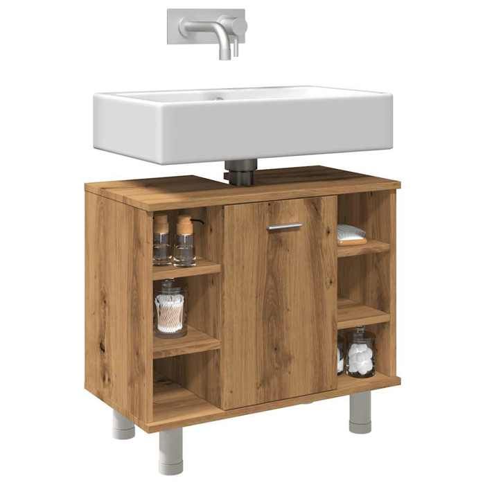VidaXL Armoire de salle de bain chêne artisanal 60x32x53,5 cm, meubles de salle de bain, lavabo de salle de bain, armoire de 856145