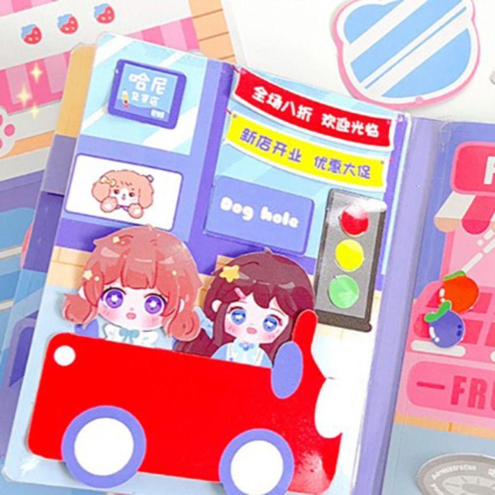 

Бумага DIY Дети Тихая книга Материал ручной работы Упаковка Наклейка Книга Додо Книга Девочки