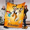 Personalized Custom Name Blanket - Animaniacs Print Design,Blanket for Sofa,Bed,Travel,Camping - Soft and Warm, Great Gift