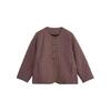 Women's Retro Polka Dot Quilted Cotton Jacket: Warm Winter Outerwear