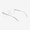 Alloaiweeo [Aloxrounz] Oversized Boston Frame Ara7107 C4 Transparent Clear