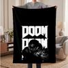 Doom Soft Warm Flannel Blankets Comfortable Blanket for Home Decoration Gifting