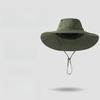 Western cowboy hat with large brim outdoor hiking fisherman hat sun shading sun protection fishing summer hiking hat
