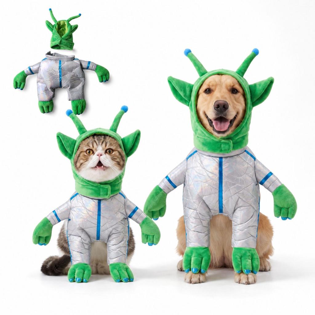 Pet Costume for Cats and Dogs Halloween Outfit