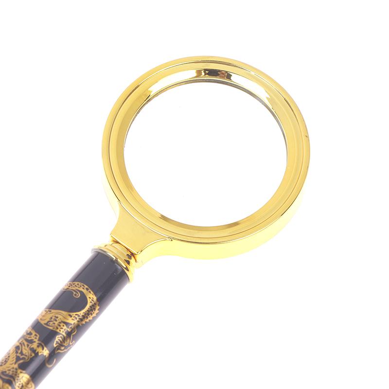 1 Piece 60/70/80Mm Magnifying Glass 6X 7X 8X Handheld Magnifier With Handle For Home Learning Reading And Fault Finding