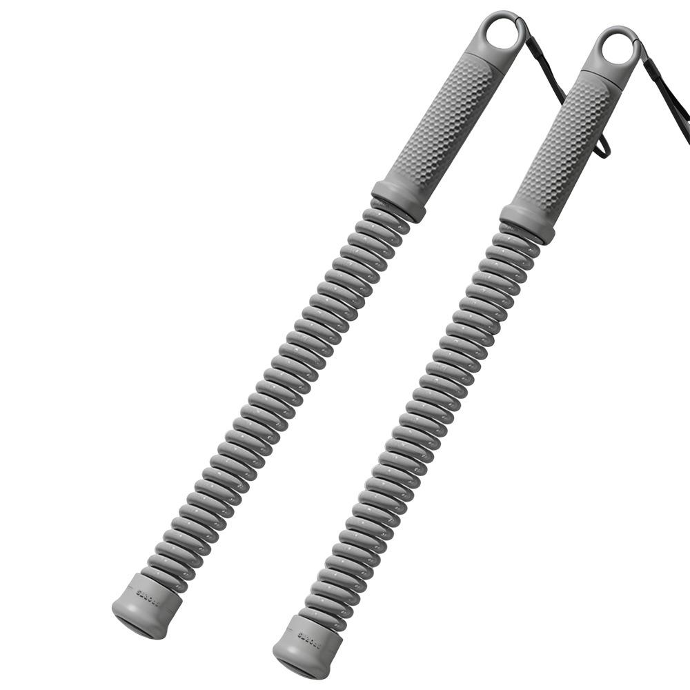 2 Stück Ergonomische Griffkraft-Trainingsstange Tragbarer Armmuskeltrainer Aerobes Training