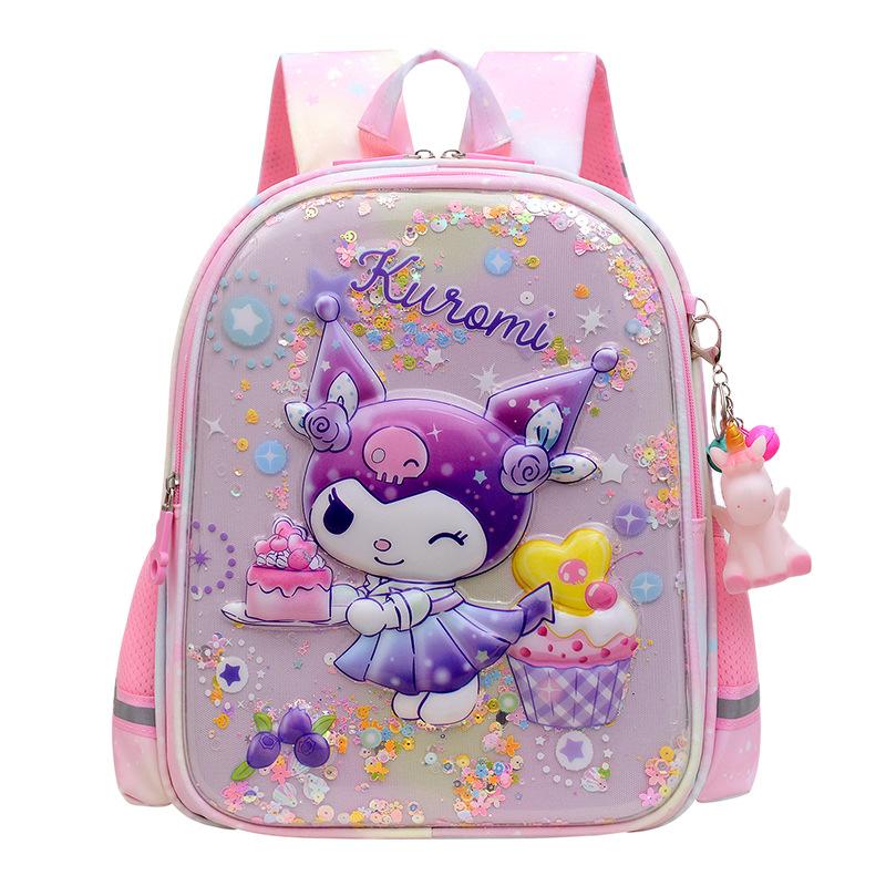 Cute kindergarten bag middle and large class backpack preschool girl children hard shell bag