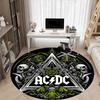 1pc ACDC Chair Carpet for Office Non-Slip, Soft & Comfortable, Carpet for Office, Gaming, Lightweight Round Floor Mat