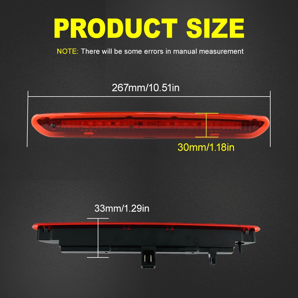 Rückseitige Bremsleuchte Rote LED Hochmontierte Bremsleuchte Für Fiat Punto Evo Abarth Grande Punto 2008-2012 Drittes Bremslicht 51974522