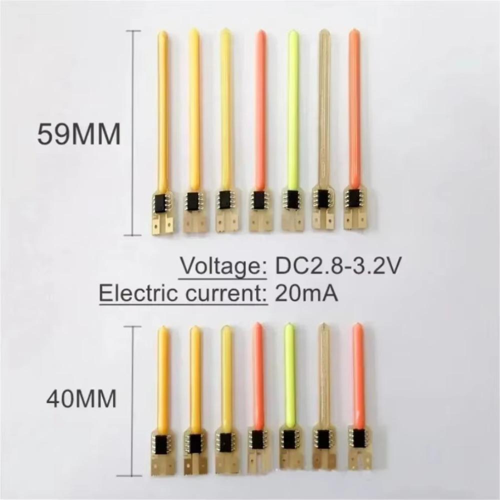 70 59MM DC3V Meteor Shower Filament Flowing Water Lamp Bring A Box LED COB Filament Diodes Parts Incandescent Light Accessories
