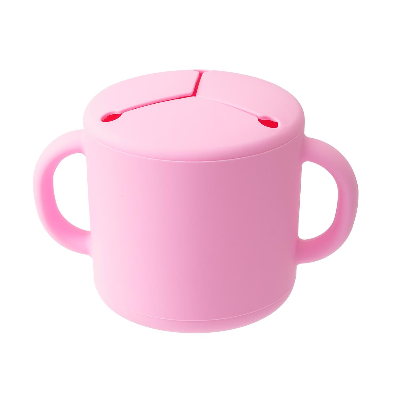 

Color Kids 1 шт. Силиконовый детский тренировочный стакан для перекусов однотонный без BPA портативный контейнер для кормления и еды для малышей детские вещи