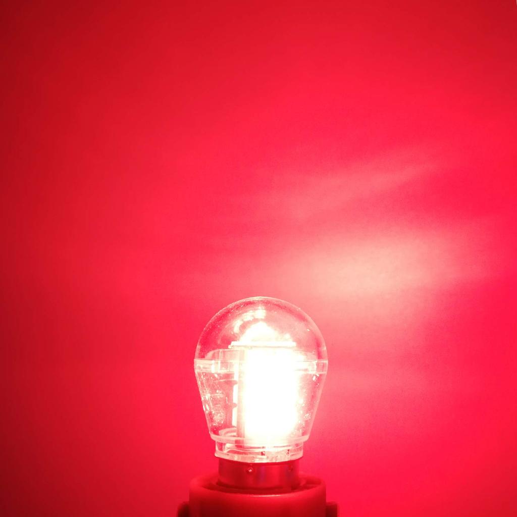 HooMoo S25 LED Double 1157 BAY15D P21/5W Brake Lamp, Red, Size Same As Genuine