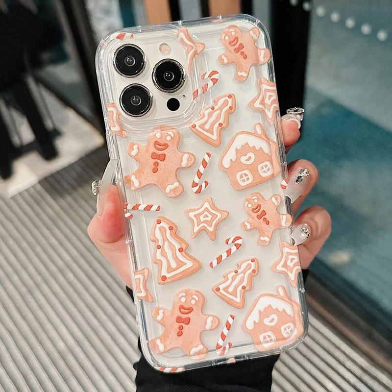 Case For iPhone 16 Case iPhone 15 Pro Max Santa Claus Elk Snowman Christmas Case for iPhone 14 13 12 11 XS X XR 7 8 Plus Cover