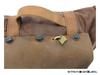 LONGRIDE Heritage Saddle Bag LOX Roll Top Brown LOX133WBRO (9.5L)