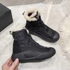 Winter velvet snow boots popular thick-soled Martin boots warm and thickened autumn and winter fur integrated short boots