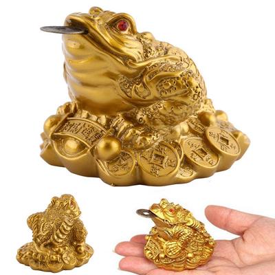 Kingsie Dreibeinfrosch Dreibeiniger Frosch Geldfrosch Amulett Dreibeinfrosch Frosch einladend Reichtum Feng Shui Glück Geld Glück Finanzielles Glück Geschäft