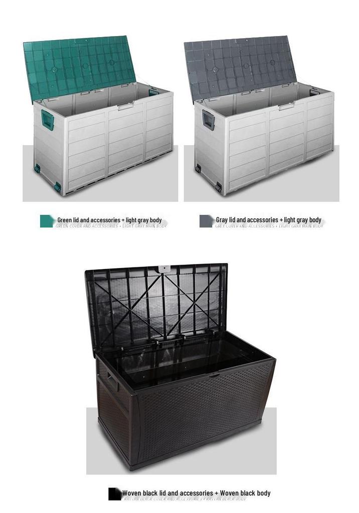 Waterproof Outdoor Storage Shed for Balcony and Garden Tools