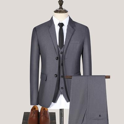 FiveFive pánská móda Business 3-dílný oblek Pánský vysoce kvalitní oblek Business Professional Mládež Office Worker Společenský oblek