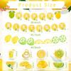 10pcs Lemon Birthday Decorations Set - Lemon Birthday Banner, Fruit Shape Hanging Swirl, Party Hanging Decor for Fruit Theme Party Favors