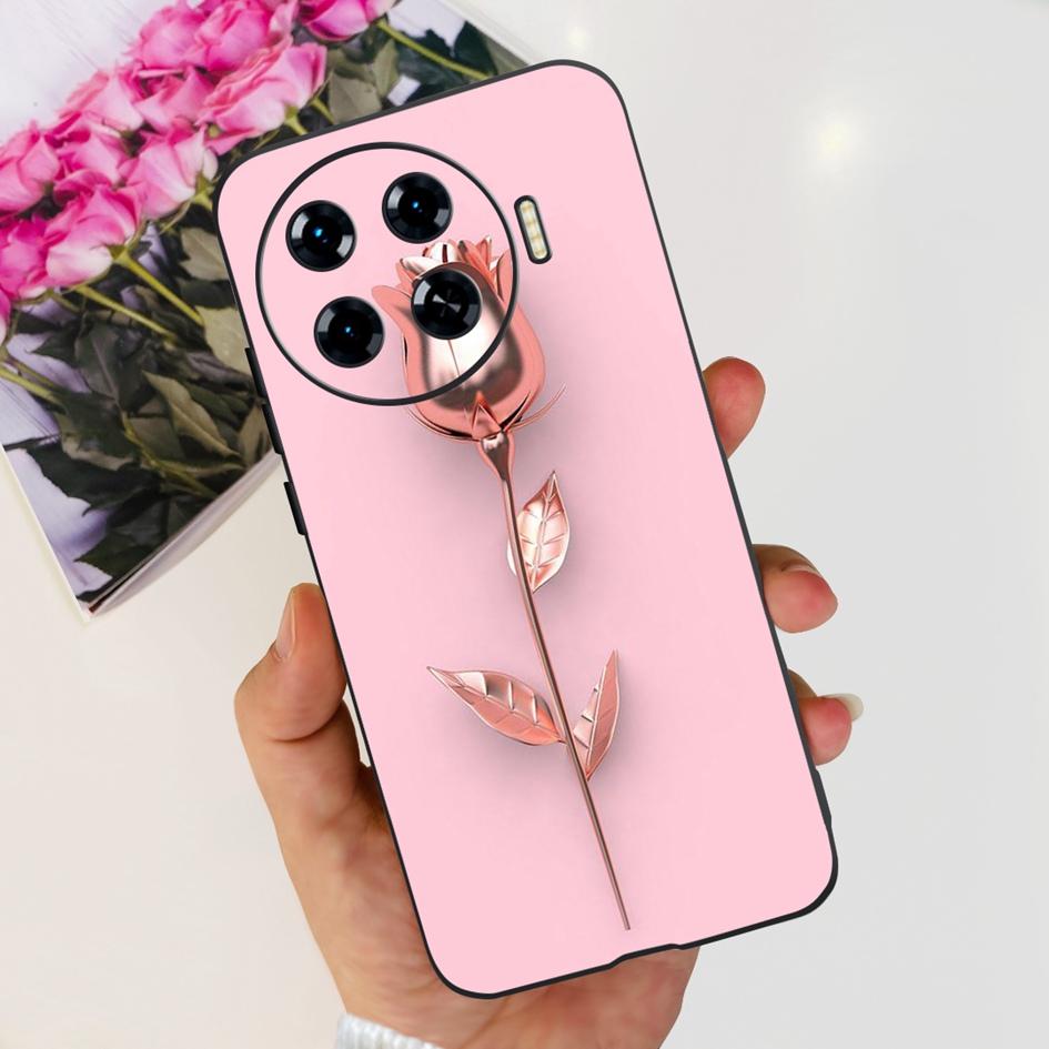 Für Tecno Spark 20 Pro+ KJ7 Hülle 2024 Süßes Herz Dinosaurier Cartoon Stoßfest Weiche Hülle Für Tecno Spark 20 Pro Plus Etui Funda
