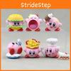 Style Delightful 6 Kirby Food Figurines Pvc Cute Anime Character Car Decor