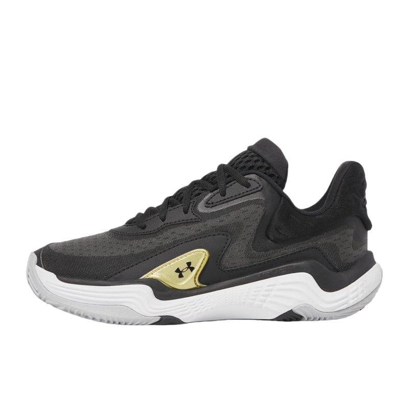 Under Armour Spawn 7 Black Metallic Gold Men s 3028461-002 EU 46