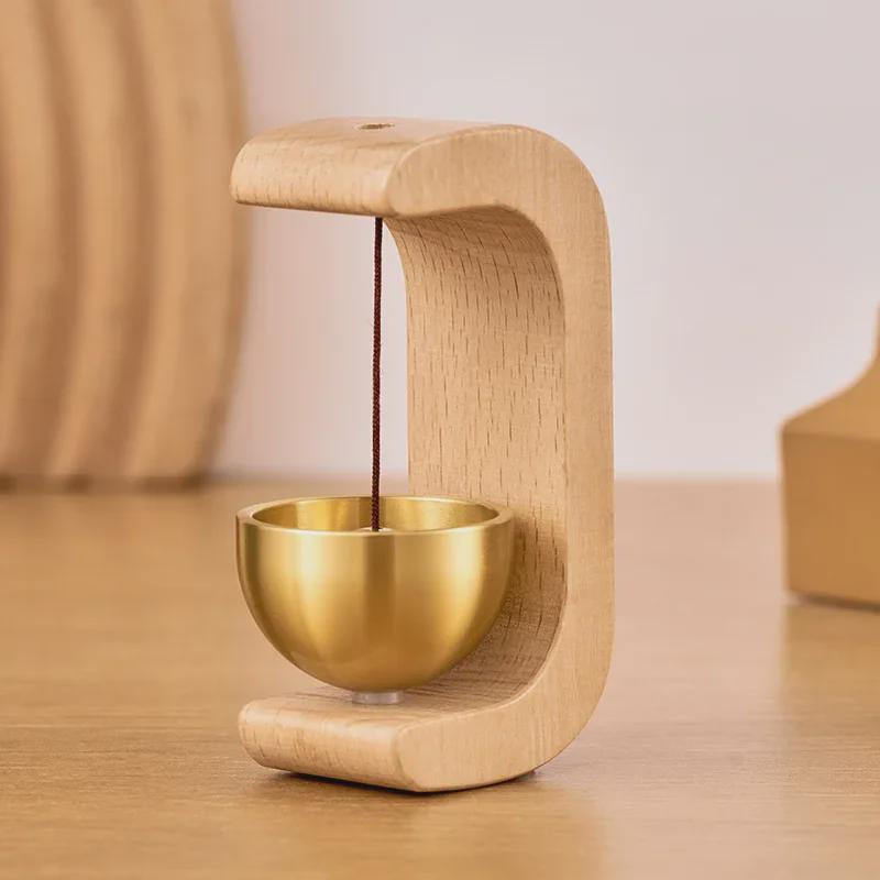 Dopamin Magnetisches Holz-Türspiel: Moderner Eingangsklingel & Dekor im chinesischen Stil